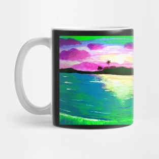 Tropical Island Paradise Mug